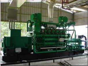Biogas generator running in Thailand