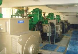 Biogas from waste water digester