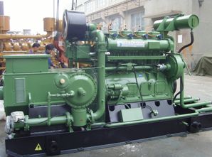 Biomass gas from rice husk or stalk