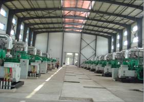 Waste gas from oil shale industry